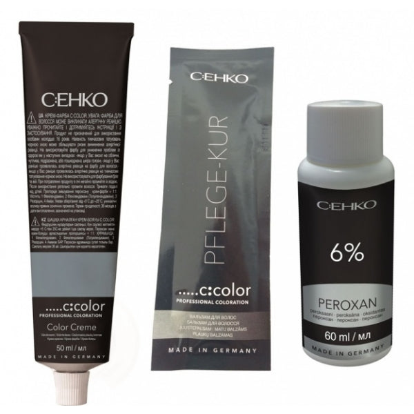C:ehko C:Color Permanent Coloration 10 Black. Kreemjas püsivärv must 110ml