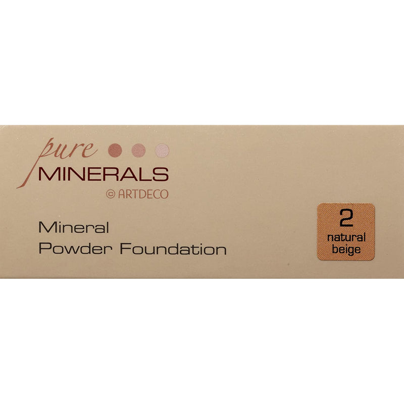 Artdeco Mineral Powder Foundation 2 Natural Beige. Mineraalpuuder 15g