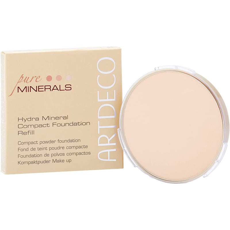 Artdeco Hydra Mineral Compact Foundation Refill. Mineraalse niisutava kompaktjumestuskreemi täide 10g (erinevad toonid)