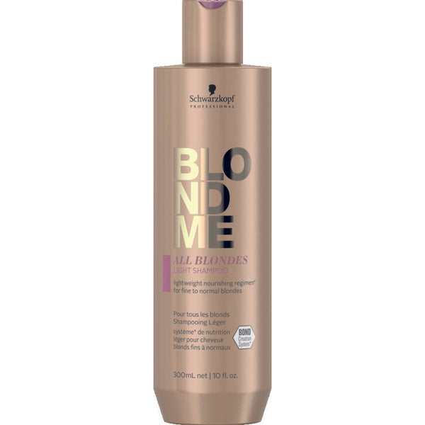 Schwarzkopf Professional BlondMe All Blondes Light Shampoo. Kerge šampoon õhukestele/normaalsetele blondidele juustele 300ml