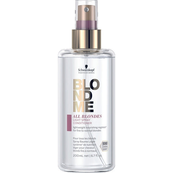 Schwarzkopf Professional BlondMe All Blondes Light Spray Conditioner. Kerge spreipalsam õhukestele/normaalsetele blondidele juustele 200ml