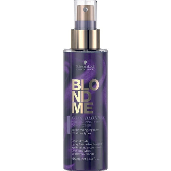 Schwarzkopf Professional BlondMe Cool Blondes Neutralizing Spray Conditioner. Neutraliseeriv spreipalsam külmadele blondidele, kõikidele juuksetüüpidele 150ml