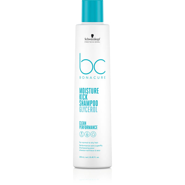 Schwarzkopf Professional BC Bonacure Moisture Kick Shampoo Glycerol. Niisutav šampoon normaalsetele/kuivadele juustele 250ml