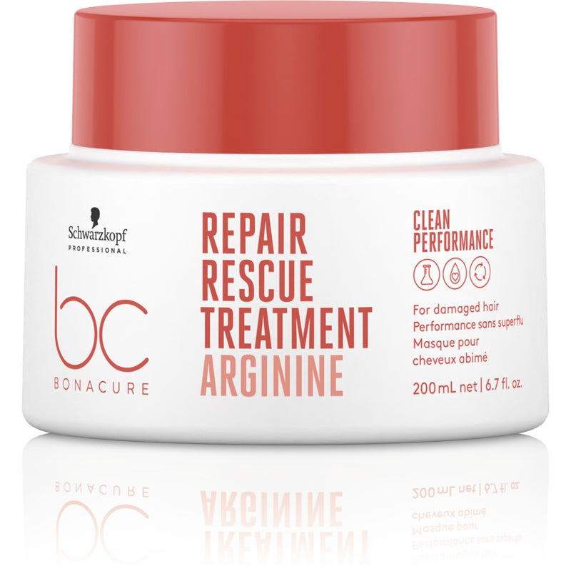 Schwarzkopf Professional BC Bonacure Repair Rescue Treatment Arginine. Taastus süvahooldus kahjustatud juustele 200ml