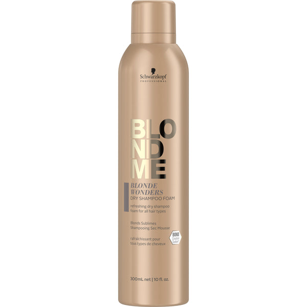 Schwarzkopf Professional BlondMe Blonde Wonders Dry Shampoo Foam. Kuiv vahtšampoon kõikidele blondidele juuksetüüpidele 300ml