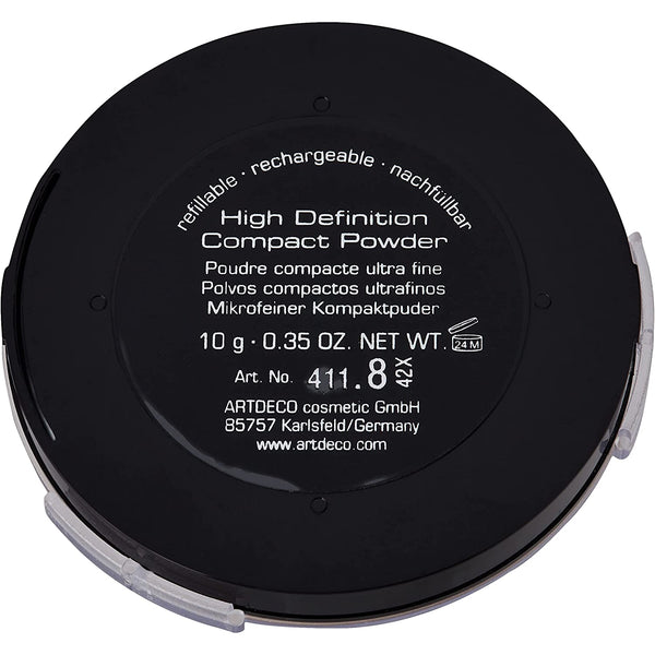 Artdeco High Definition Compact Powder Refill 8 Natural Peach. HD-kompaktpuudri täide 10g