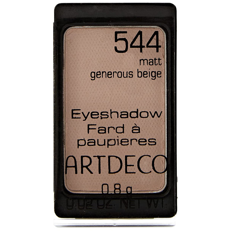 Artdeco Eyeshadow 544 Matt Generous Beige. Matt puuderjas lauvärv 0,8g