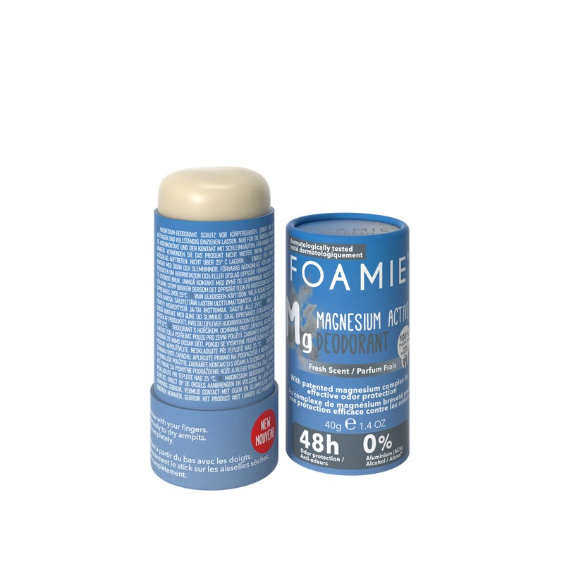 Foamie Magnesium Active Deodorant Refresh/Fresh Scent  . Alumiiniumi- ja alkoholivaba deodorant värskendav 40g