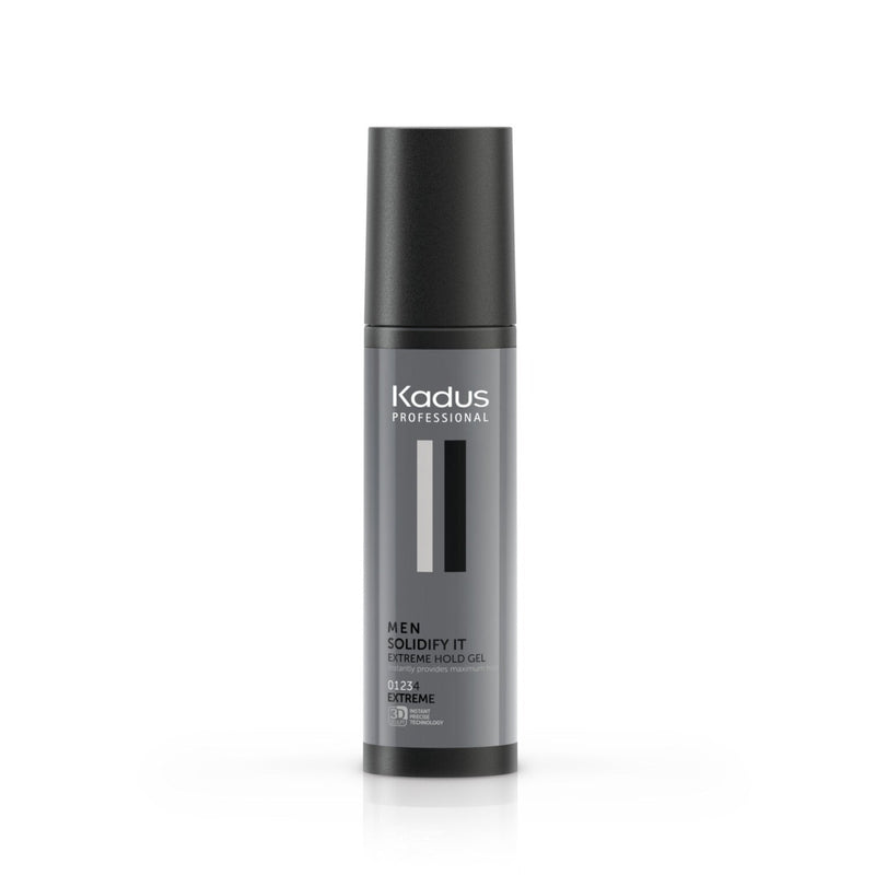 Kadus Professional Men Solidify It Extreme Hold Gel 4. Ülitugevat hoidvust andev juuksegeel 100ml