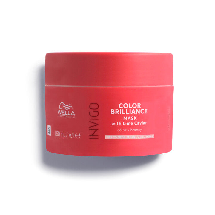 Wella Professionals Invigo Brilliance Vibrant Color Mask Fine/Normal. Värvisära mask (õhuk./norm. juuksed) (erinevad suurused)