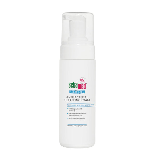 Sebamed Clear Face Antibacterial Cleansing Foam For Impure And Acne-Prone Skin. Puhastusvaht ebapuhtale ja aknelisele nahale  150ml