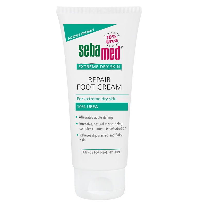 Sebamed Extreme Dry Skin Repair Foot Cream 10% Urea. Jalakreem 10% uureaga väga kuivale nahale 100ml