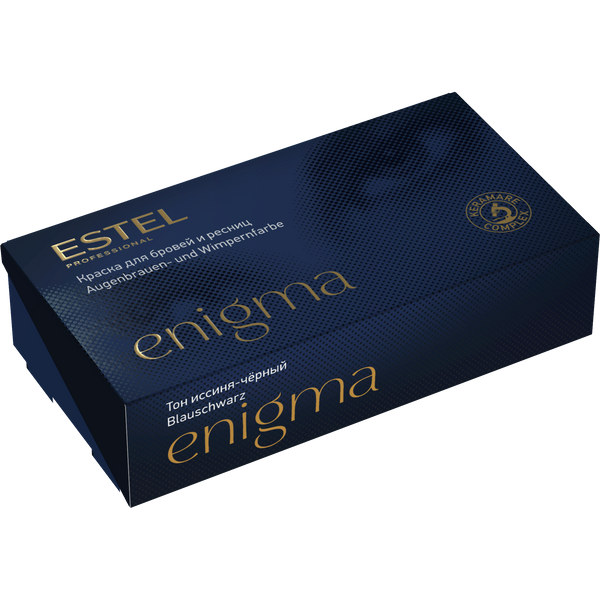 Estel Enigma Paint For Eyebrows And Eyelashes Blue-Black. Kulmu- ja ripsmevärv sini-must 20ml+20ml