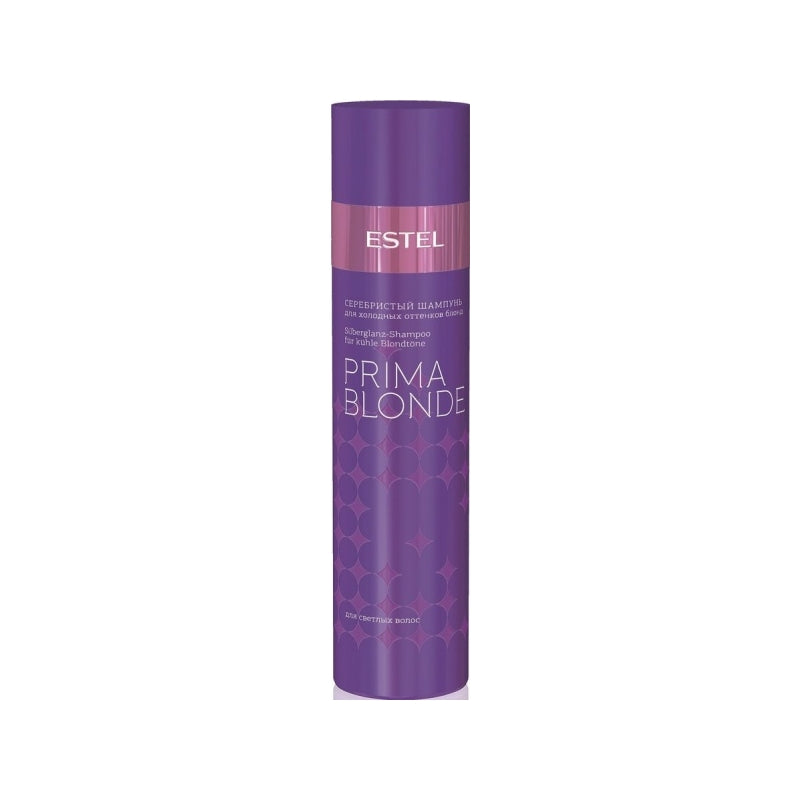 Estel Prima Blonde Shampoo For Cold Blondes Shades. Hõbedane šampoon külmadele blondidele 250ml