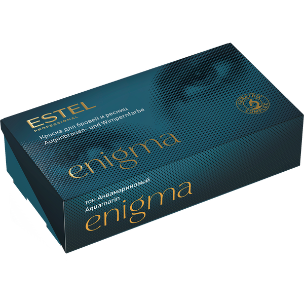 Estel Enigma Paint For Eyebrows And Eyelashes Aquamarine. Kulmu- ja ripsmevärv akvamariin 20ml+20ml