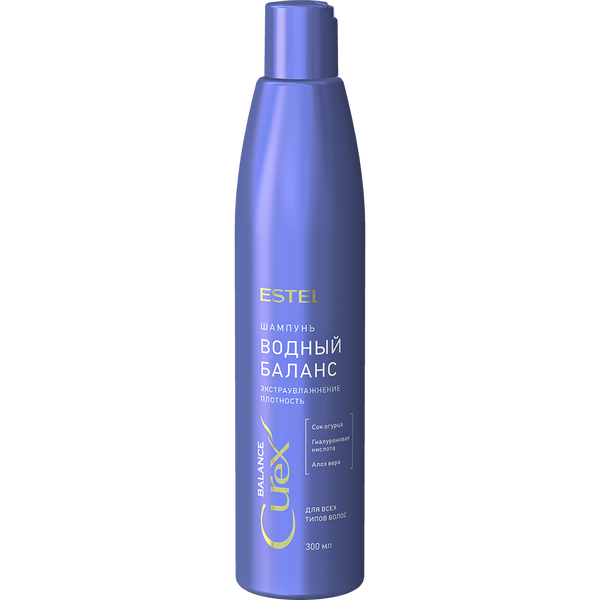 Estel Curex Balance Shampoo For All Hair Types. Šampoon eriti niisutav kõikidele juuksetüüpidele 300ml