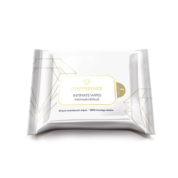 D'Difference Basic Intimate Wipes. Intiimrätikud 24tk