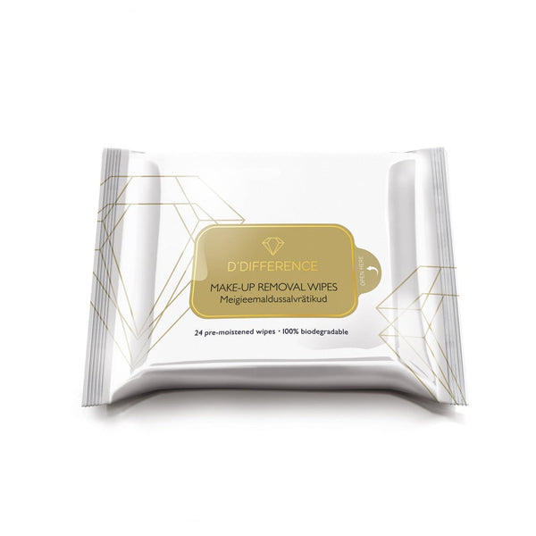 D'Difference Basic Make Up Remover Wipes. Meigieemaldusrätikud 24tk