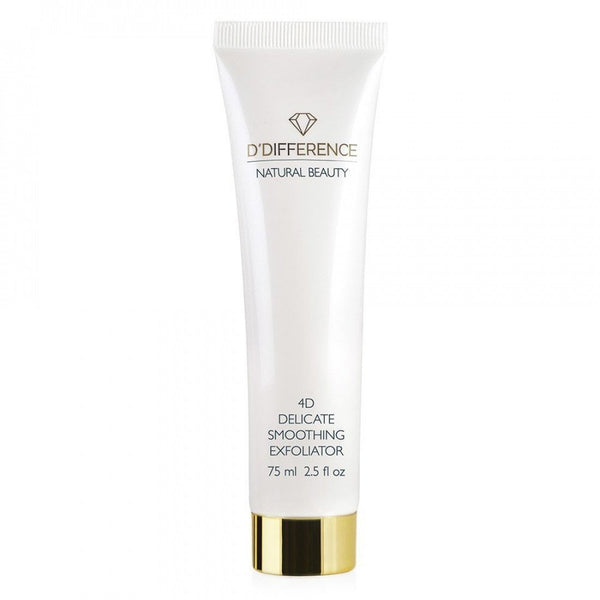 D'Difference Natural Beauty 4D Delicate Smoothing Exfoliator. 4D-efektiga, näokoorija sisaldab happeid kui ka koorivaid terakesi 75ml