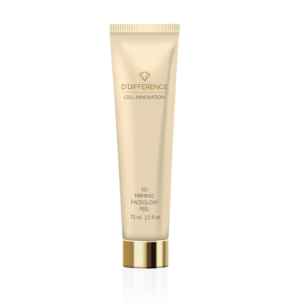 D'Difference Cell Innovation 5D Firming Faceglow Peel. 5D-efektiga, vetikaekstrakti ja happeid sisaldav teradeta näokoorija 75ml