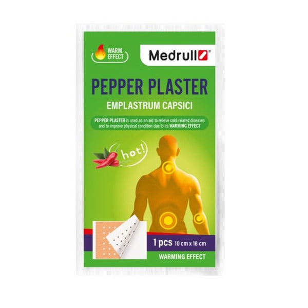 Medrull Pepper Plaster. Pipraplaaster suur 10cm x 18cm 1tk