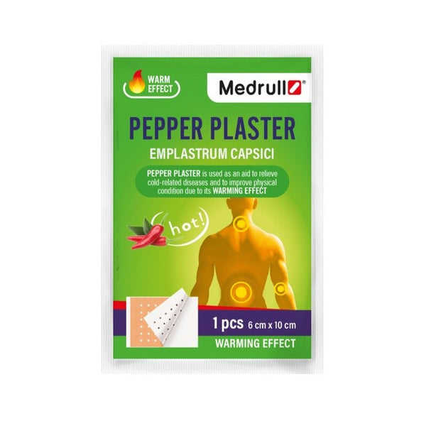 Medrull Pepper Plaster.  Pipraplaaster väike 10cm x 6cm 1tk