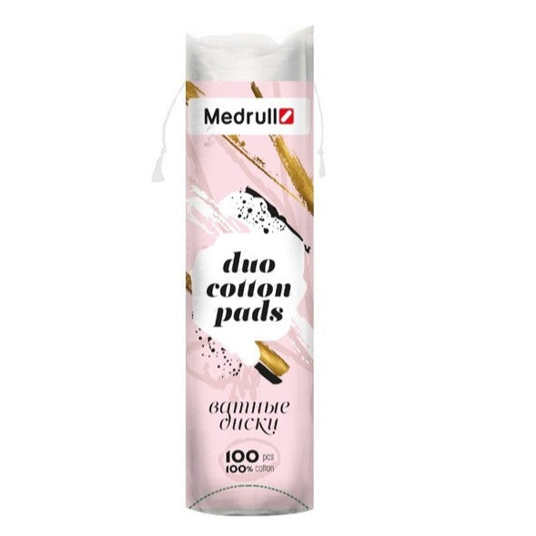 Medrull Duo Cotton Pads. Vatipadjad puuvillast 100tk