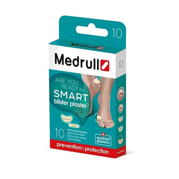 Medrull Smart Blister Hydrocolloid Plasters Mix. Villiplaastrid 6tk