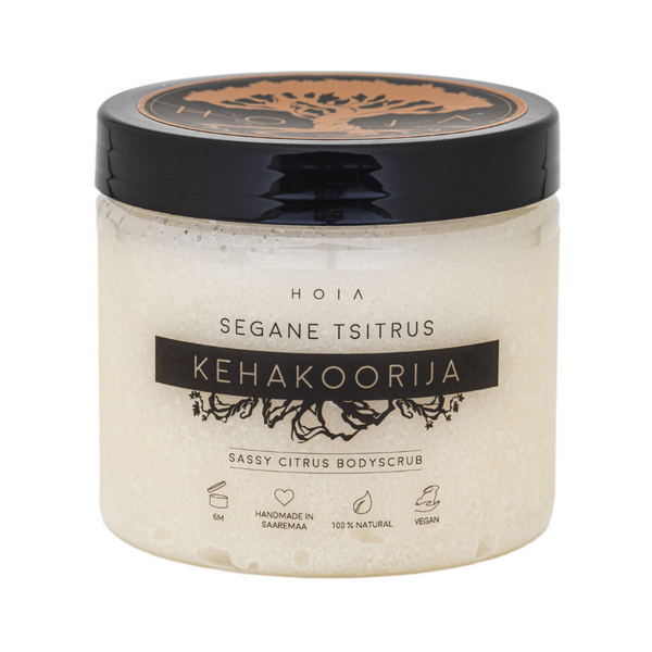 HOIA homespa Sassy Citrus Bodyscrub. Kehakoorija Segane tsitrus 200ml