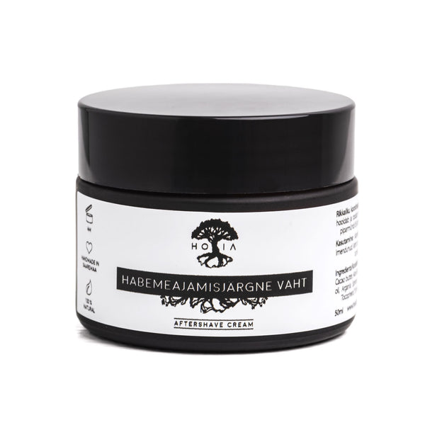 HOIA homespa Aftershave Cream. Habemeajamisjärgne vahtkreem 50ml