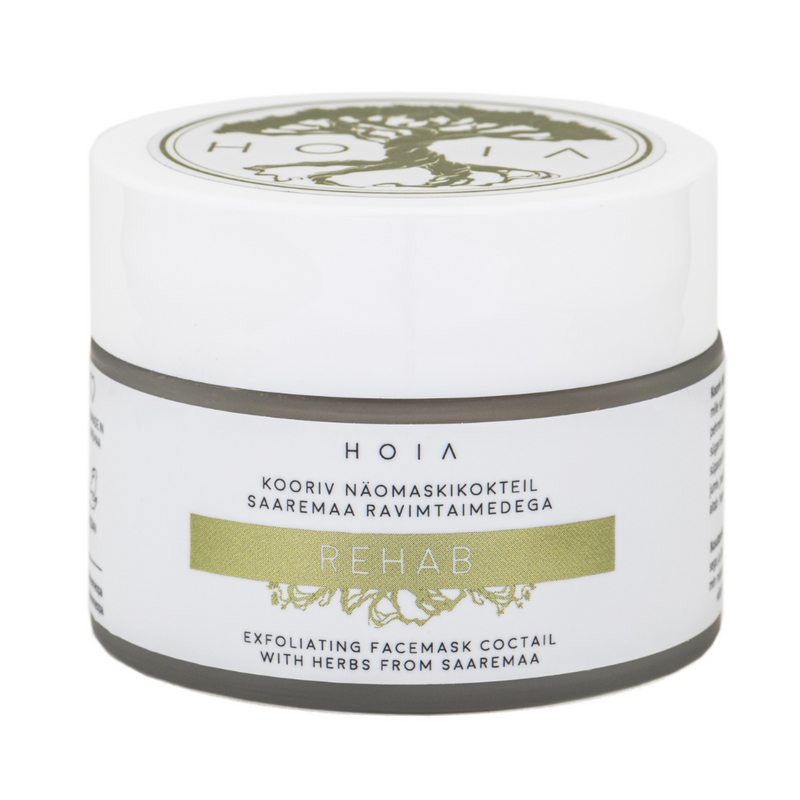 HOIA homespa Exfoliating Facemask Coctail With Herbs From Saaremaa. Näomask-koorija Rehab 50ml