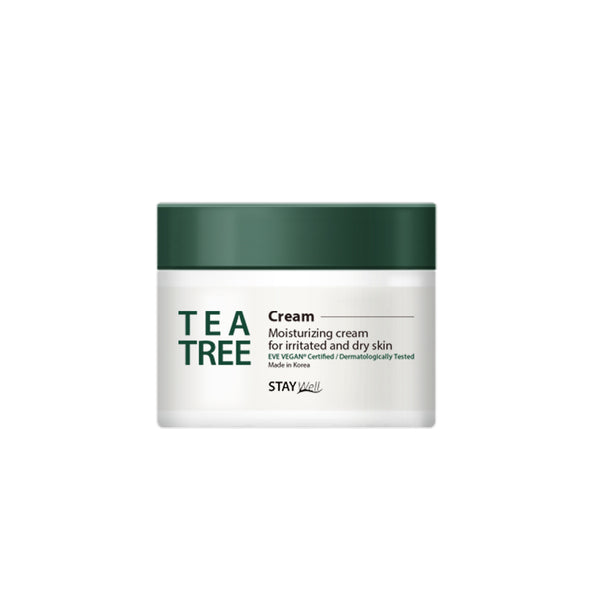 Stay Well Vegan Tea Tree Moisturizing Cream. Niisutav kreem teepuuõliga 50ml
