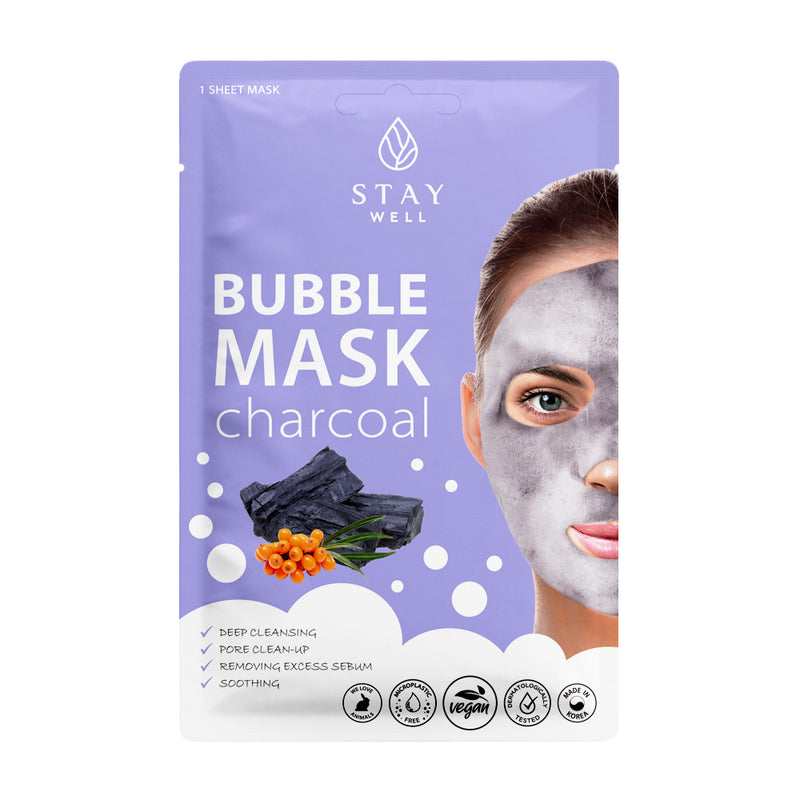 Stay Well Deep Cleansing Bubble Mask Charcoal. Puhastav mullimask söega 20g