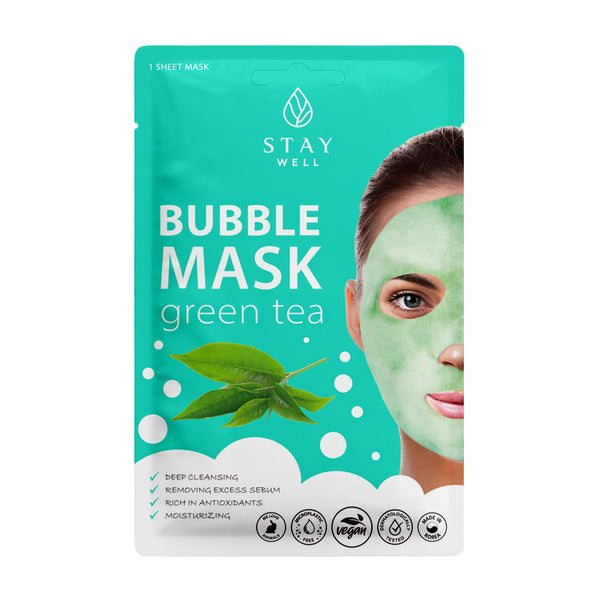 Stay Well Deep Cleansing Bubble Mask Green Tea. Puhastav mullimask rohelise teega 20g