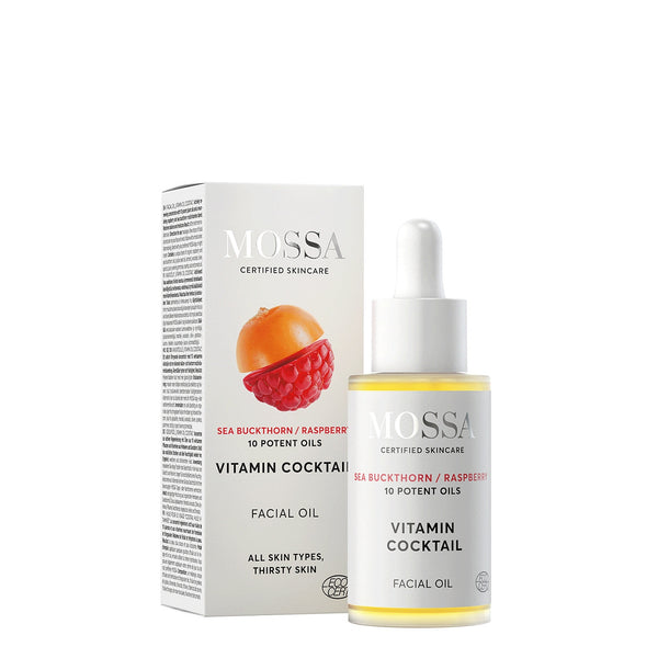 Mossa Vitamin Cocktail Facial Oil, All Skin Types, Thirsty Skin. Sügavniisutav näoõli kõikidele nahatüüpidele 30ml