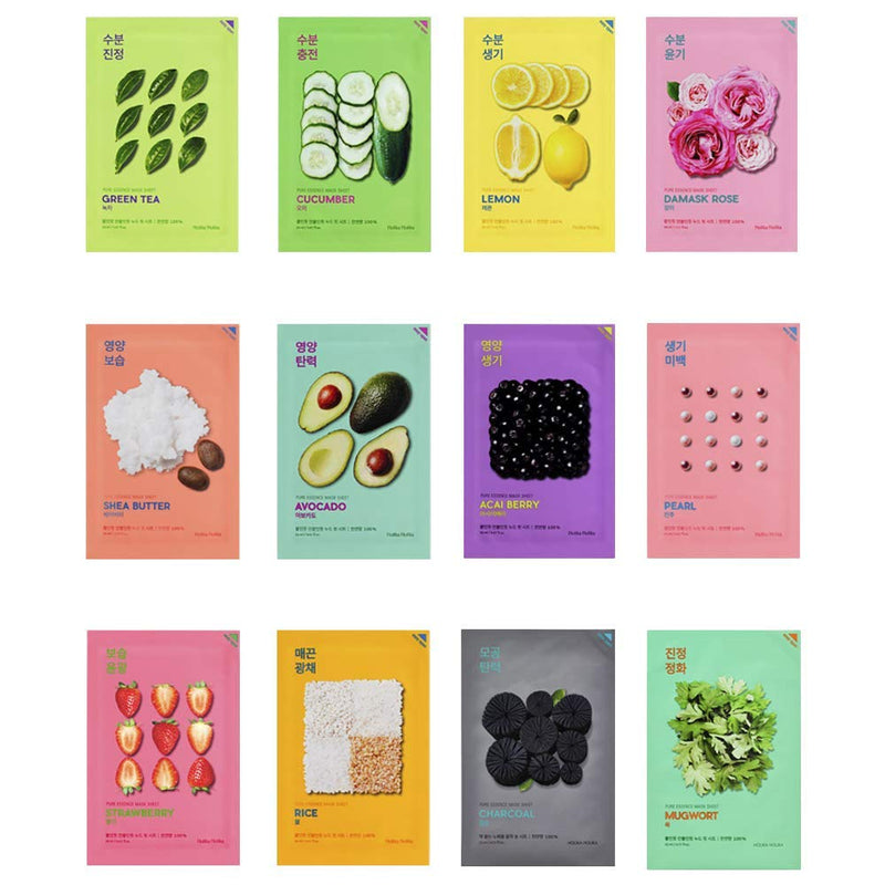 Holika Holika  Pure Essence Mask Sheet Charcoal, Pore+Elasticity. Must kangasmask aktiivsöega 23ml