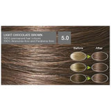 Naturigin Organic Based 100% Permanent Hair Colours Light Chocolate Brown 5.0. Püsijuuksevärv hele šokolaadipruun 115ml