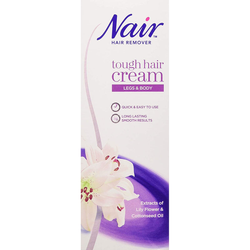 Nair Tough Hair Cream Legs & Body, Extract Of Lily Flower & Cottonseed Oil. Tugev karvaeemalduskreem jalgadele ja kehale 200ml