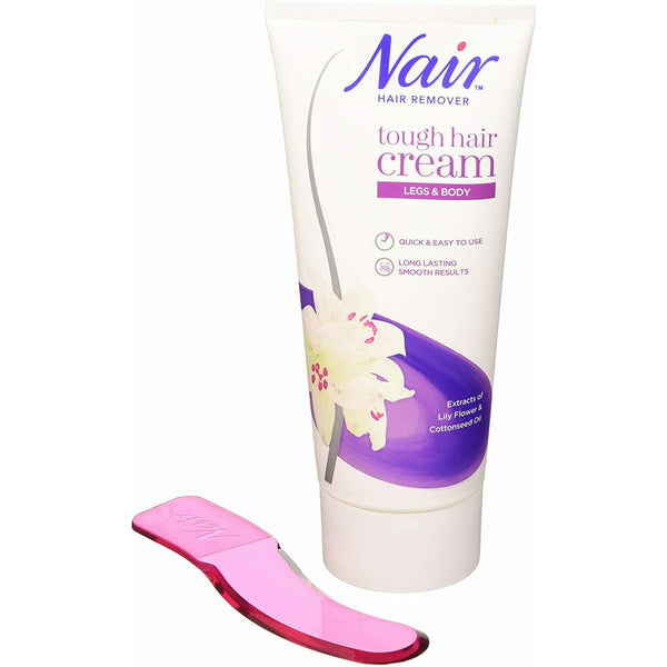 Nair Tough Hair Cream Legs & Body, Extract Of Lily Flower & Cottonseed Oil. Tugev karvaeemalduskreem jalgadele ja kehale 200ml