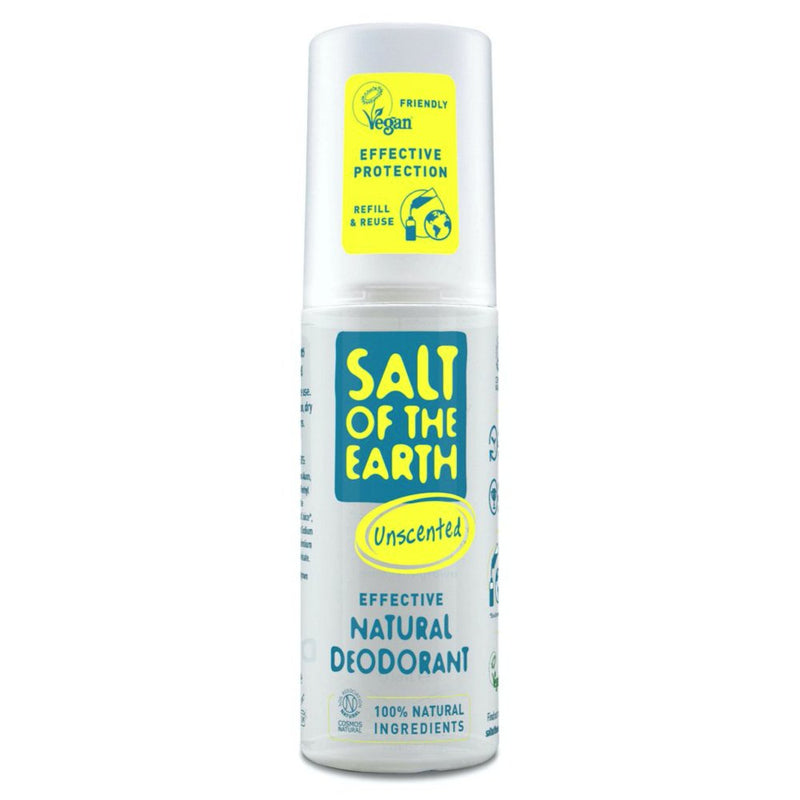 Salt of the Earth Natural Deodorant Spray Unscented. Lõhnatu spreideodorant 100ml