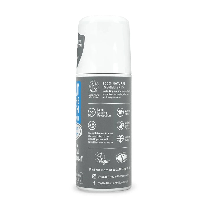Salt of the Earth Men's Natural Deodorant Roll-On Pure Armour Vetiver & Citrus. Tsitruselõhnaline rulldeodorant meestele 75ml
