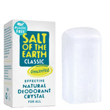 Salt of the Earth Plastic Free Natural Deodorant Classic Crystal Unscented For All. Lõhnatu kristalldeodorant plastikuvabas pakendis 75g