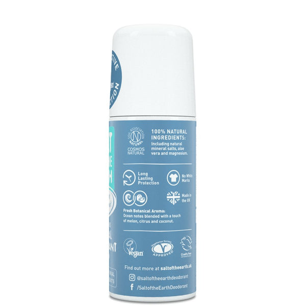 Salt of the Earth Natural Deodorant Roll-On Ocean & Coconut. Rulldeodorant "Ookean ja kookos" 75ml