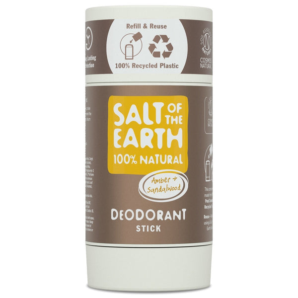 Salt of the Earth Amber & Sandalwood Natural Deodorant Stick, Refillable. Merevaigu-ja sandlipuulõhnaline pulkdeodorant 84g