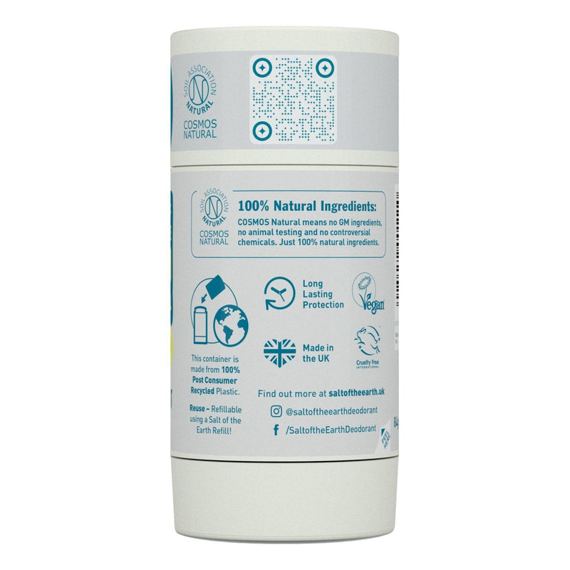 Salt of the Earth Unscented Natural Deodorant Stick, Refillable. Lõhnatu pulkdeodorant 84g