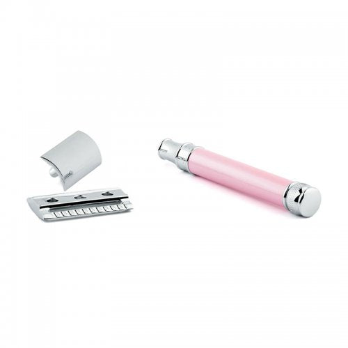 Edwin Jagger Double Edge Safety Razor, Pink Handle. Klassikaline raseerija naistele roosa 1tk