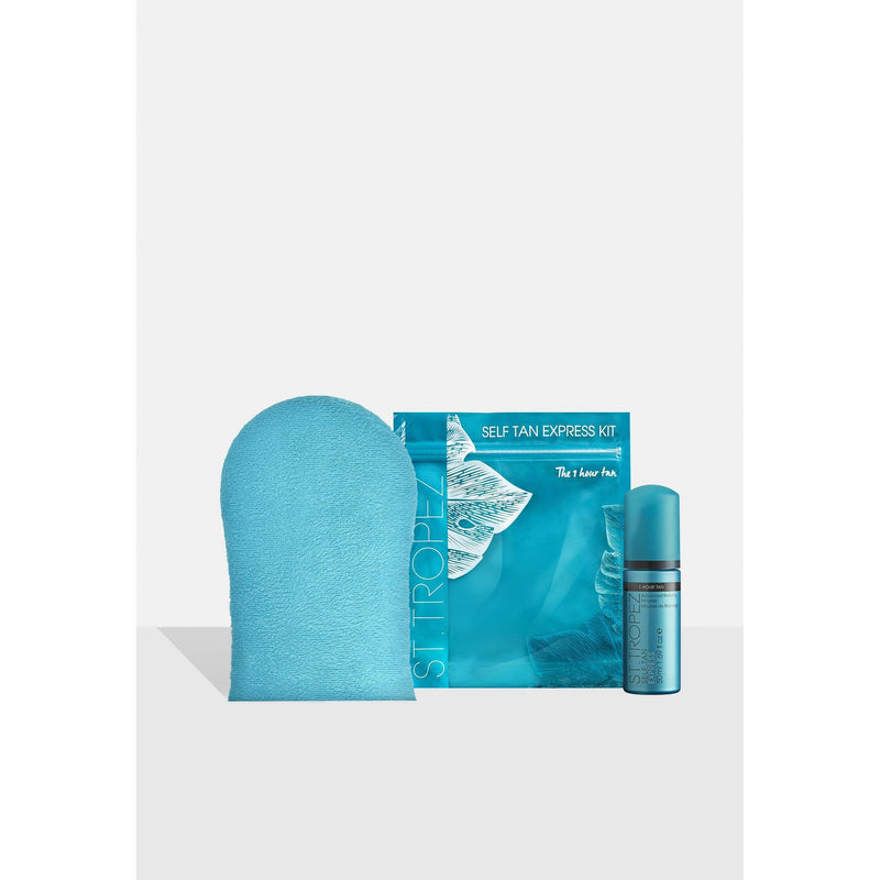 St. Tropez Self Tan Express Kit (Mousse+Mitt). Isepruunistavate toodete stardikomplekt