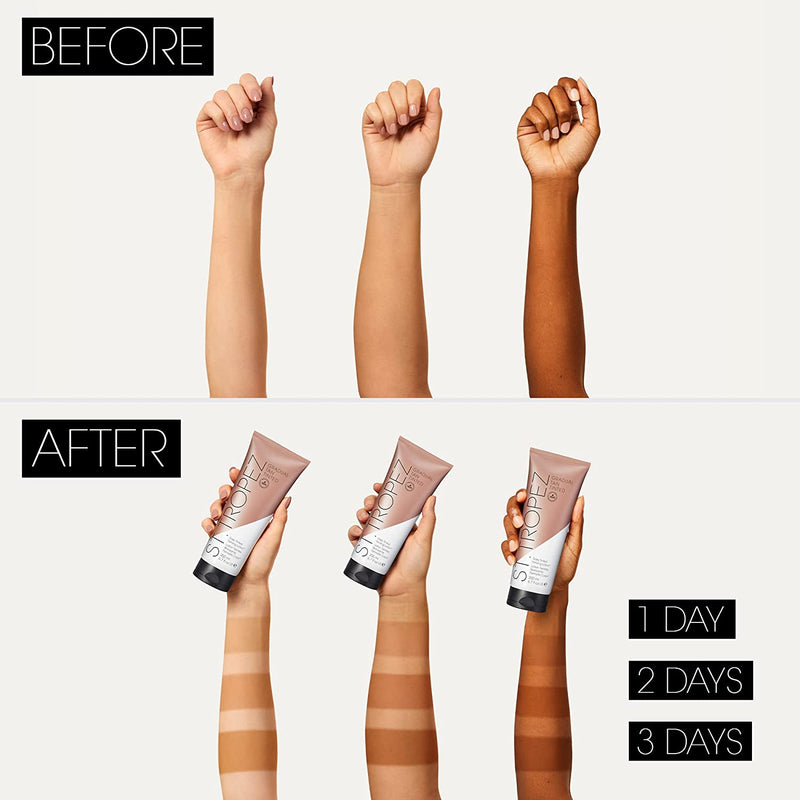 St. Tropez Gradual Tan Tinted Daily Firming Lotion. Järkjärgulist päevitust andev igapäevane toonitud pinguldav kreem 200ml