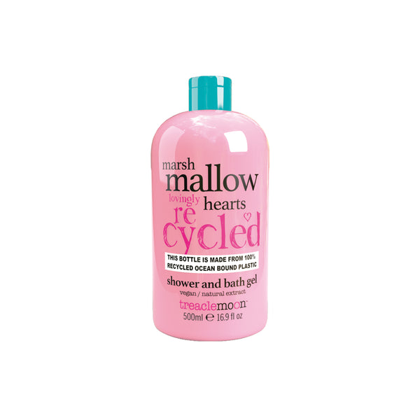 Treaclemoon Marshmallow Hearts Shower And Bath Gel. Vanni- ja dušigeel vahukommi juureekstraktiga 500ml