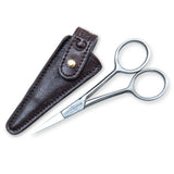 Captain Fawcett Handcrafted Grooming Scissors For Precision Trimming Length 100mm [CF.19T]. Habemekäärid nahast kotis 1tk